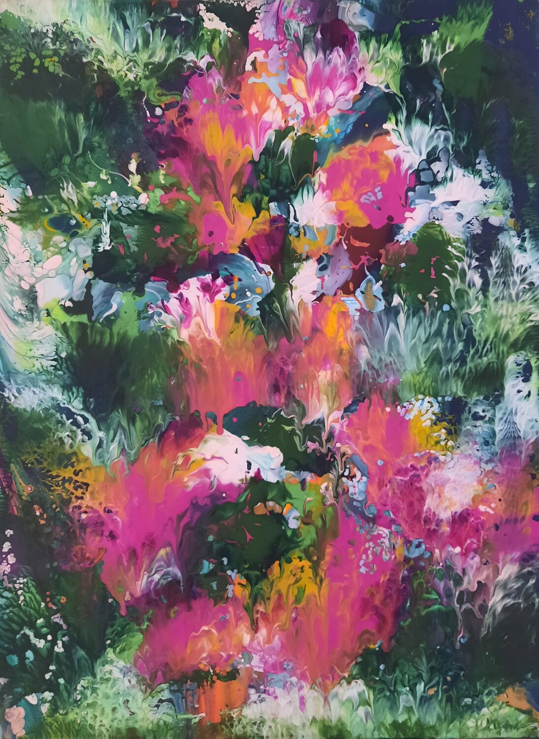 Garden of the Soul Kasia Jans Original painting for sale