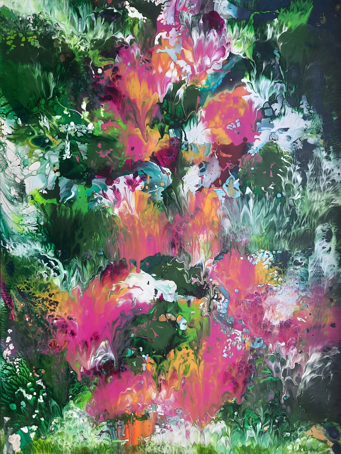 Garden of the Soul Kasia Jans Original painting for sale