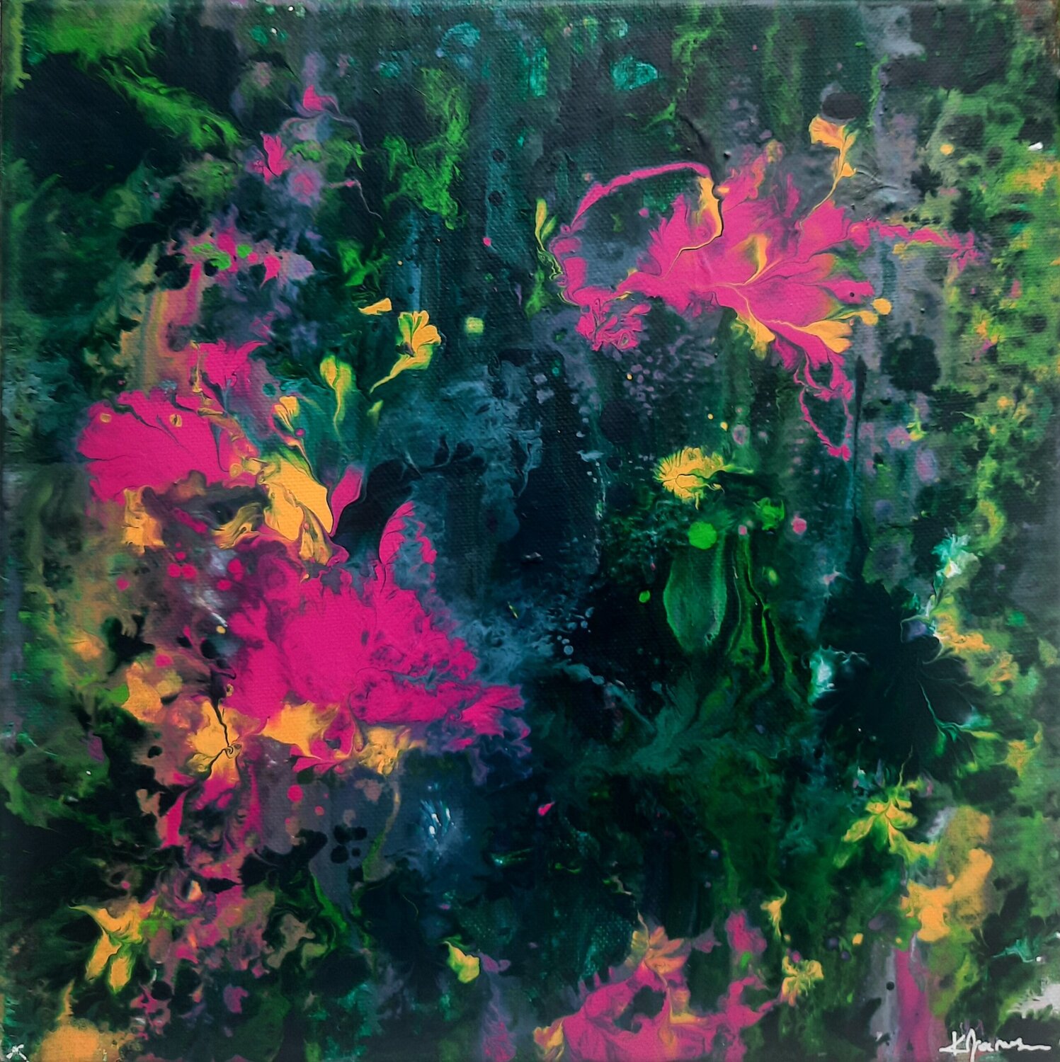 The Wisdom of Nature Kasia Jans Original painting for sale
