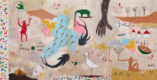 Bird and pear by Alfonso Sánchez, Painting for Sale on Select