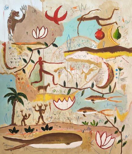 Lo vivo by Alfonso Sánchez, Painting for Sale on Select