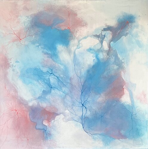 En mouvement by Sandrine Belmont, Painting for Sale on Select