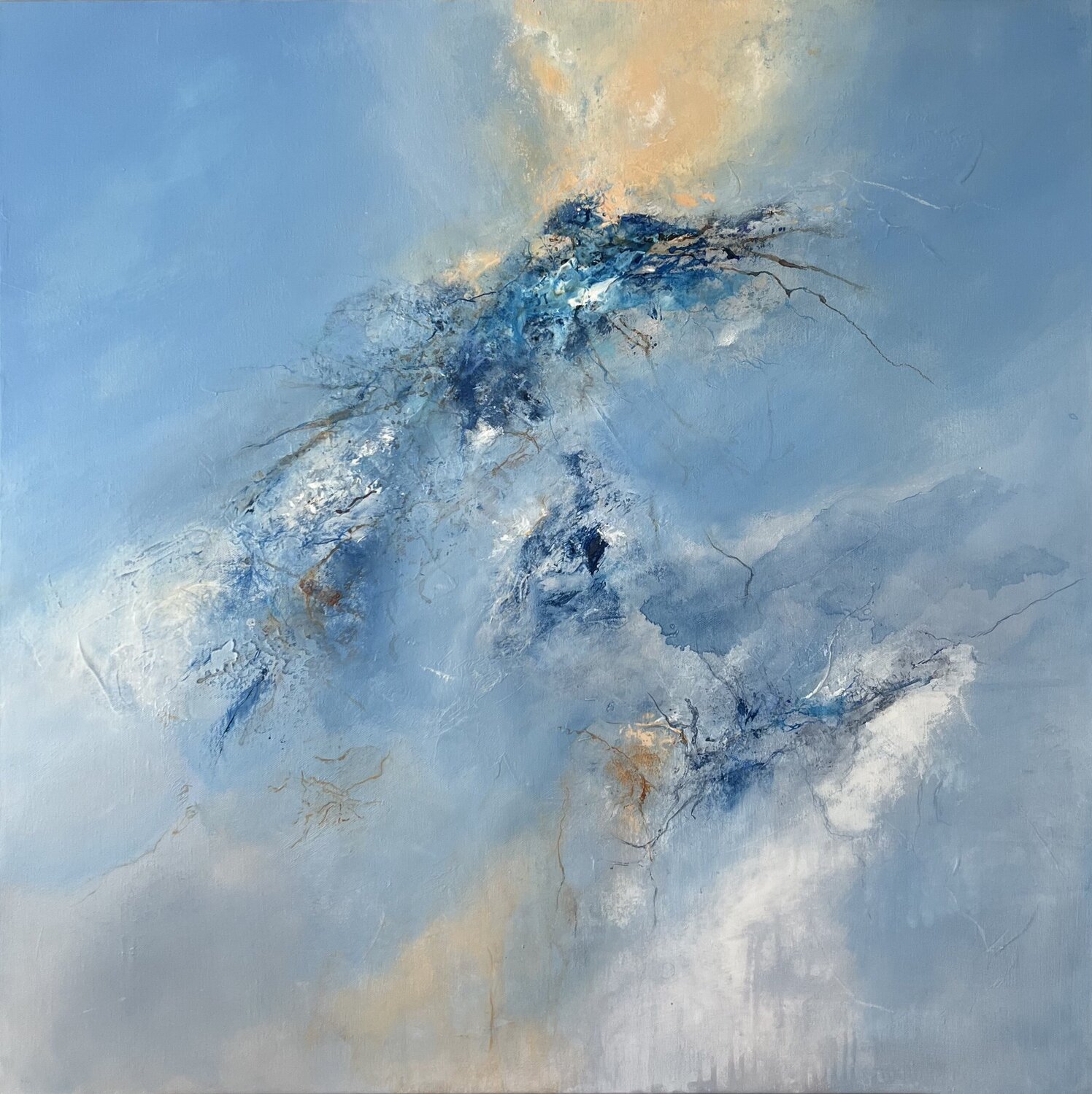 L'escace est liberté Sandrine Belmont Original painting for sale