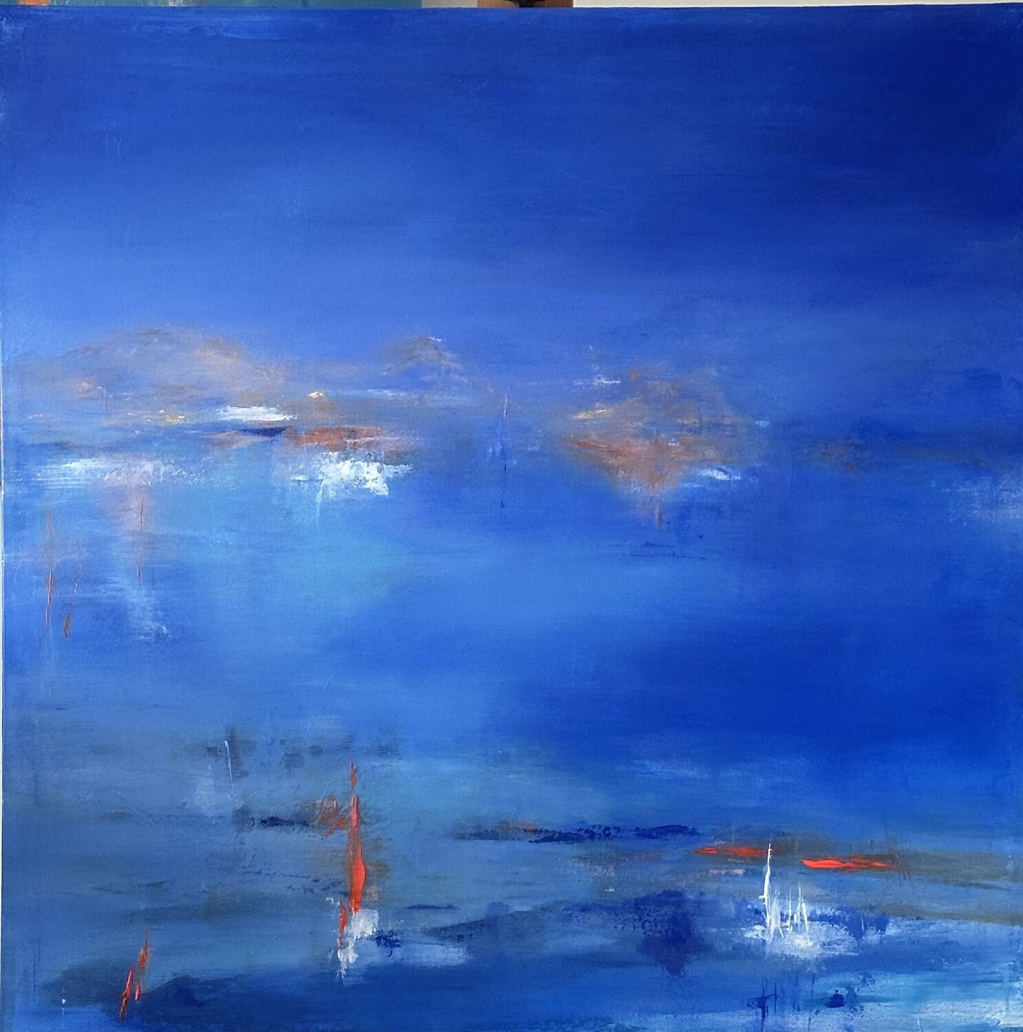 Douceur marine Sandrine Belmont Original painting for sale
