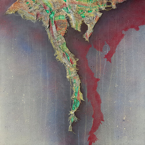 La Queue du dragon by Jean-Roch Klethi, Painting for Sale on Select