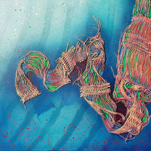 Où Atterrir ? by Jean-Roch Klethi, Painting for Sale on Select