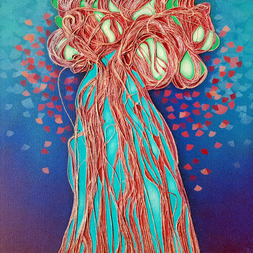 Energie vitale by Jean-Roch Klethi, Painting for Sale on Select
