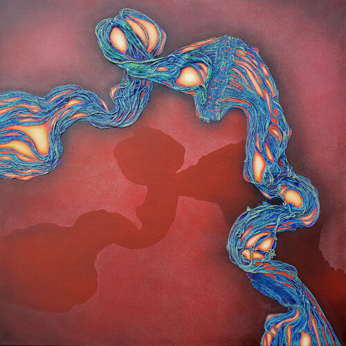 L'Oiseau de feu by Jean-Roch Klethi, Painting for Sale on Select