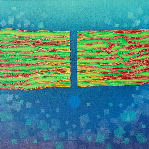 Suspension by Jean-Roch Klethi, Painting for Sale on Select