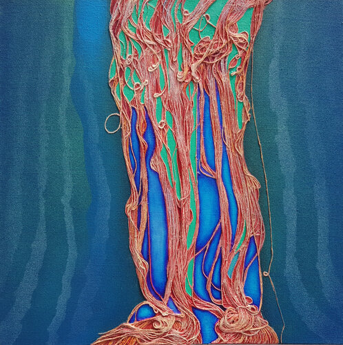Matière vive by Jean-Roch Klethi, Painting for Sale on Select