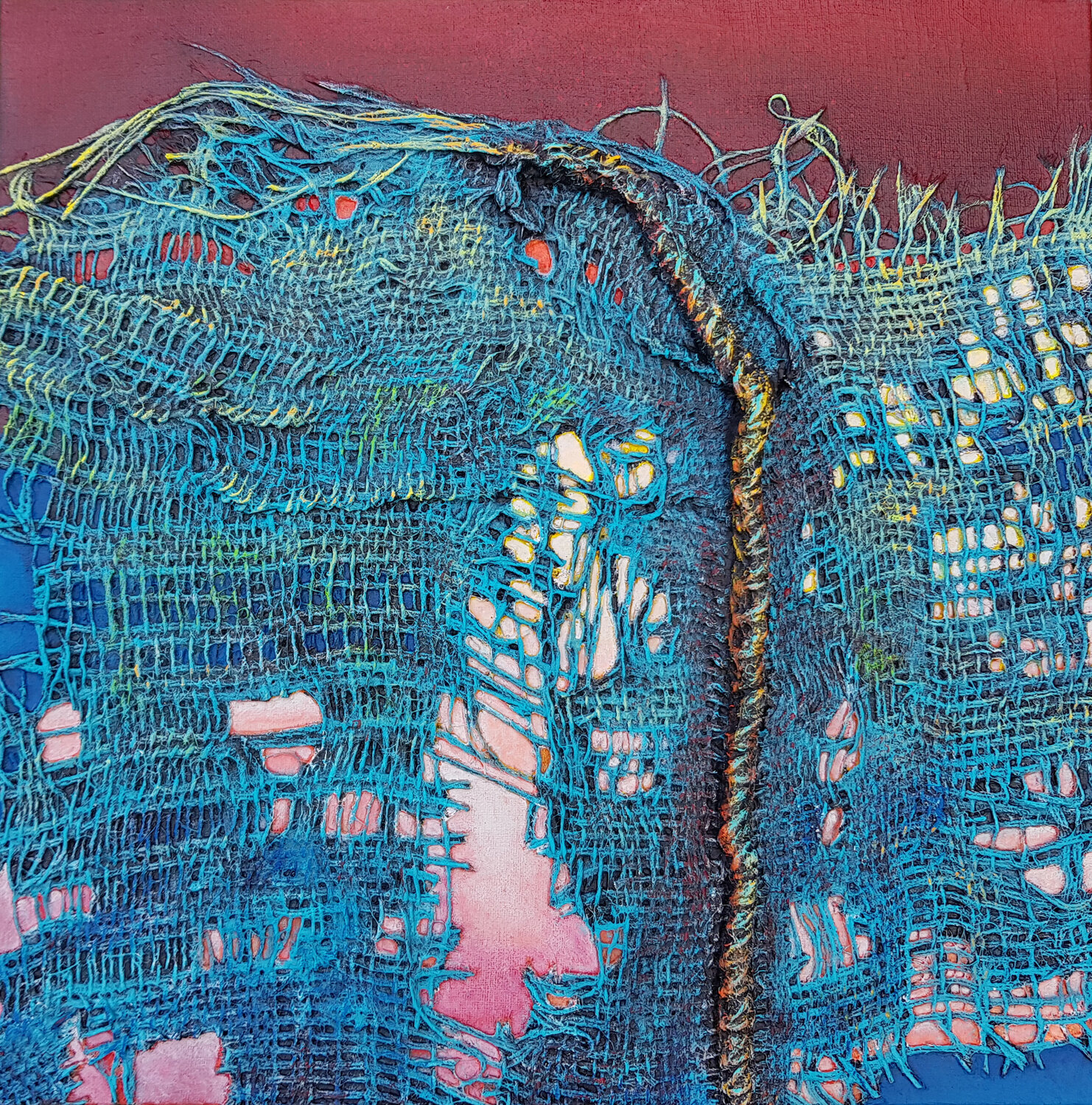Demeure le matin Jean-Roch Klethi Original painting for sale