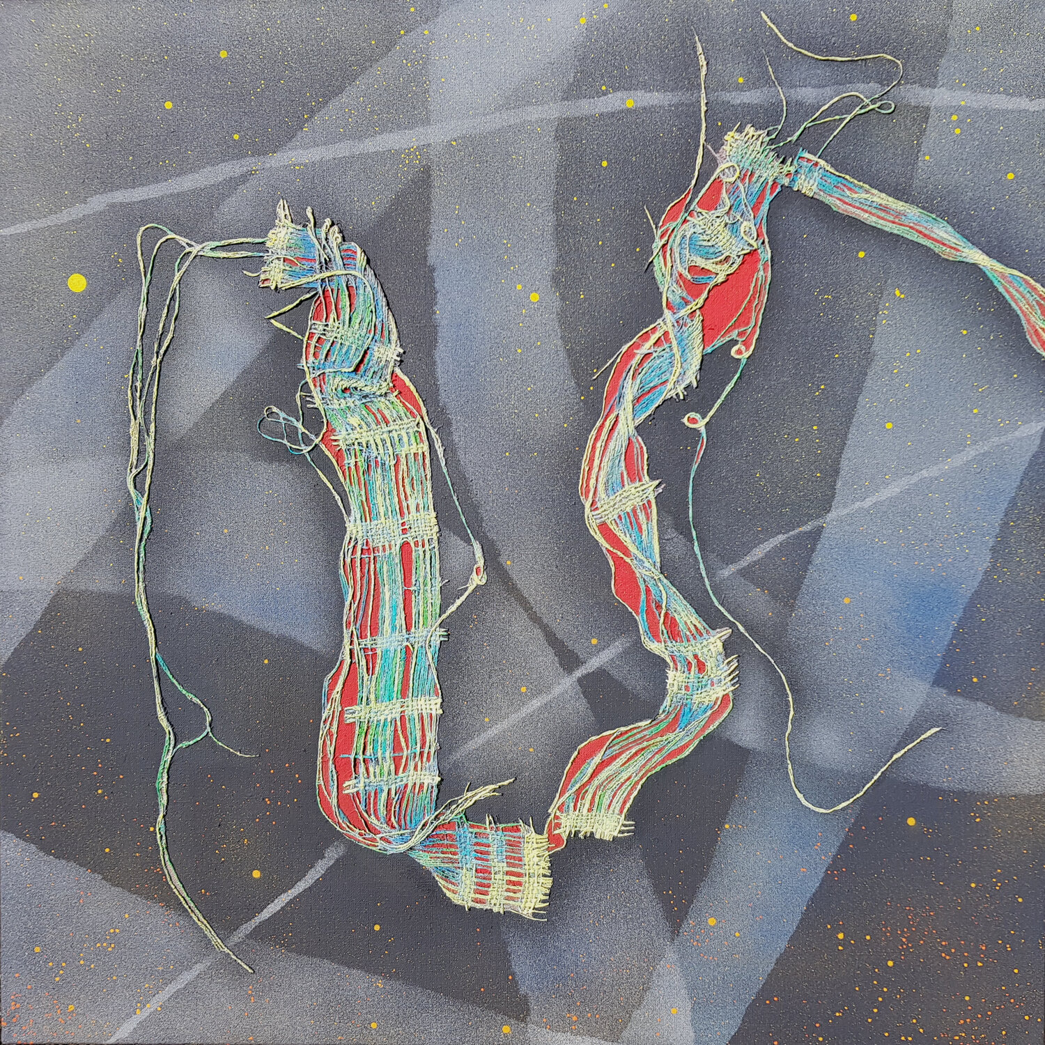 Le Saut de l'Ange Jean-Roch Klethi Original painting for sale
