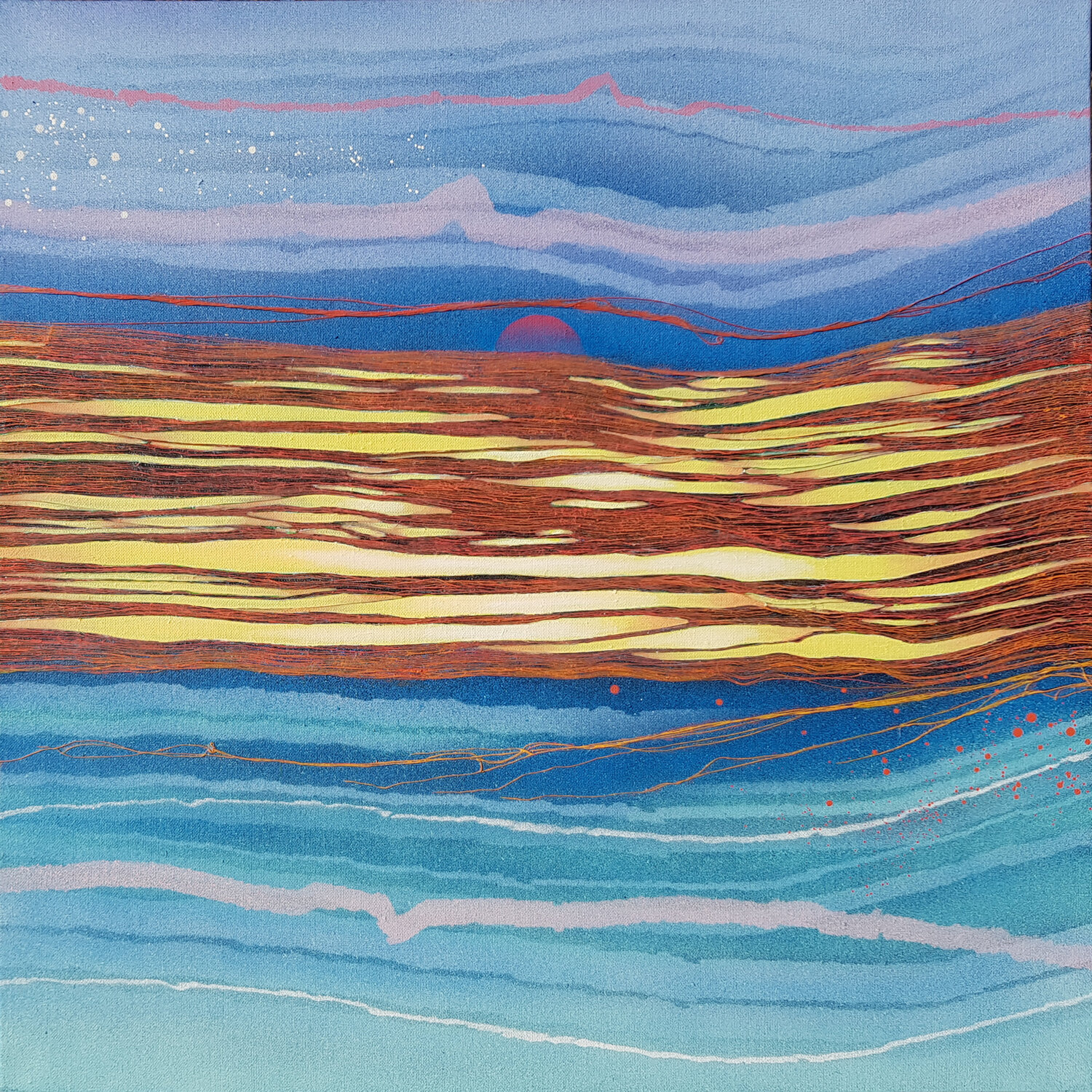 Couchant Jean-Roch Klethi Original painting for sale