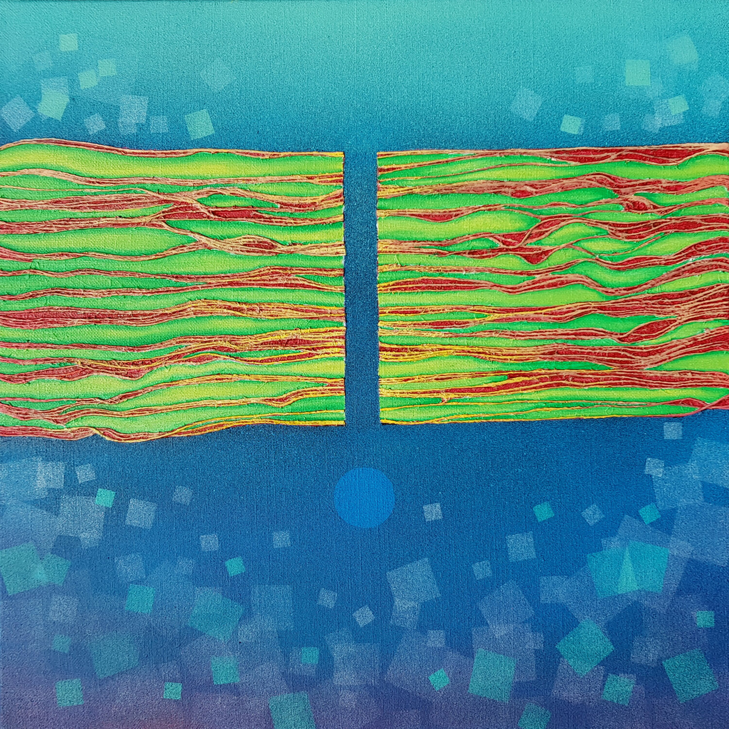 Suspension Jean-Roch Klethi Original painting for sale