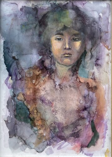 Melancholie by Eva Stauber, Painting for Sale on Select