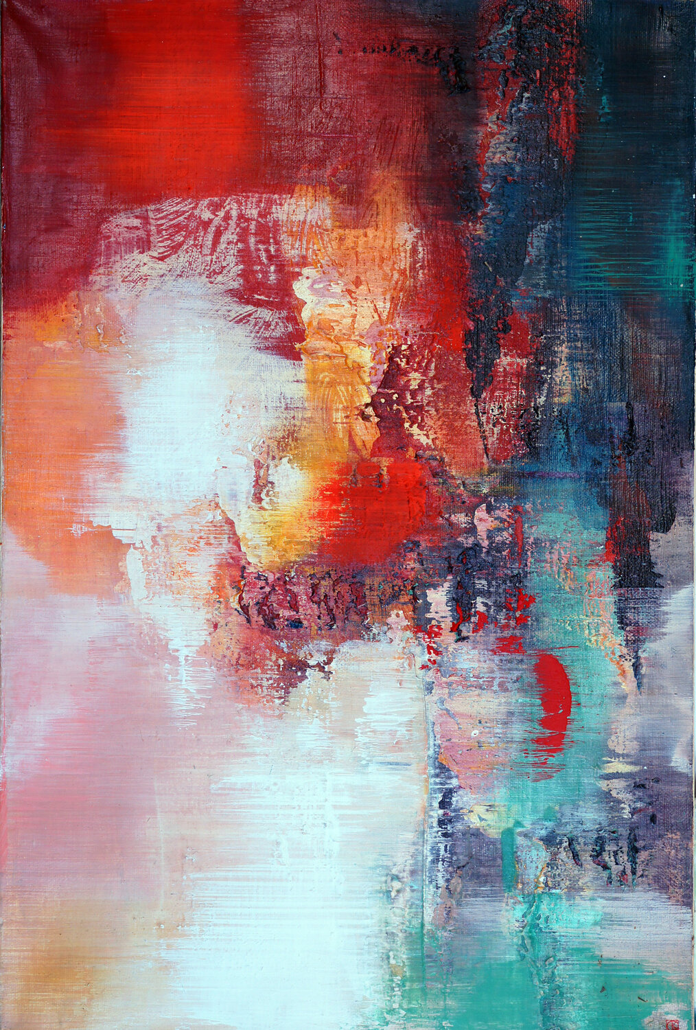 Abstract Konstantin Grabowski Original painting for sale