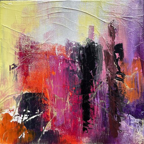 Zwischen uns by Dipl.-Design. Kerstin Nieto Madrid, Painting for Sale on Select