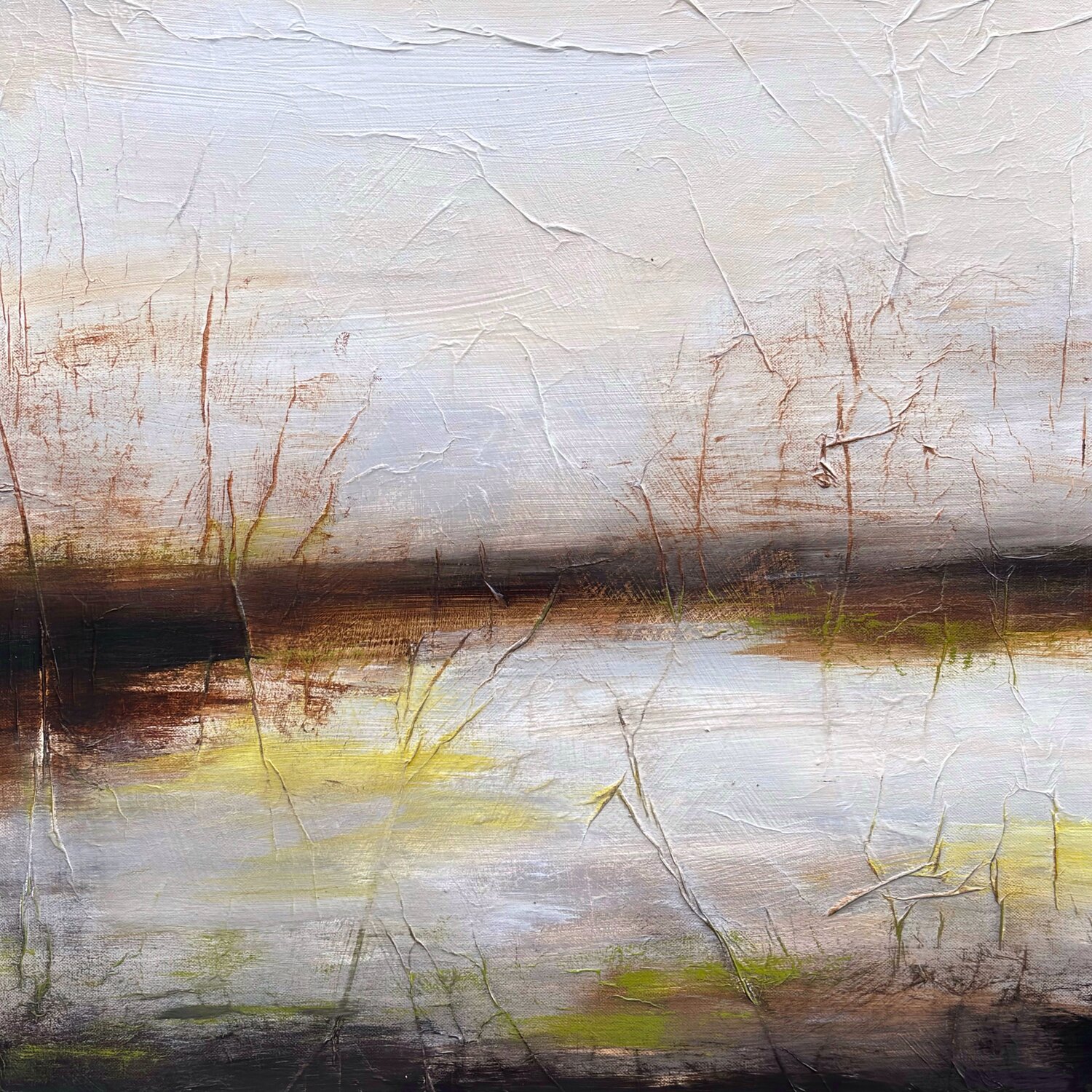 Zwischenraum Dipl.-Design. Kerstin Nieto Madrid Original painting for sale