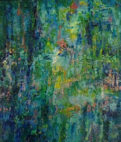 Lianes 1 by Corinne FOUCOUIN, Painting for Sale on Select
