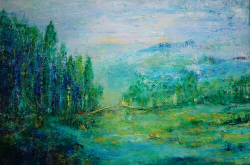 Escapade by Corinne FOUCOUIN, Painting for Sale on Select