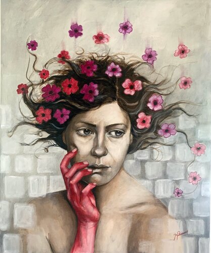 Il Giardino dei Pensieri by maria romano, Painting for Sale on Select