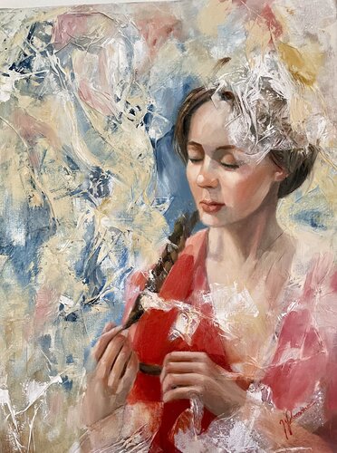 Intrecci di Pensieri by maria romano, Painting for Sale on Select