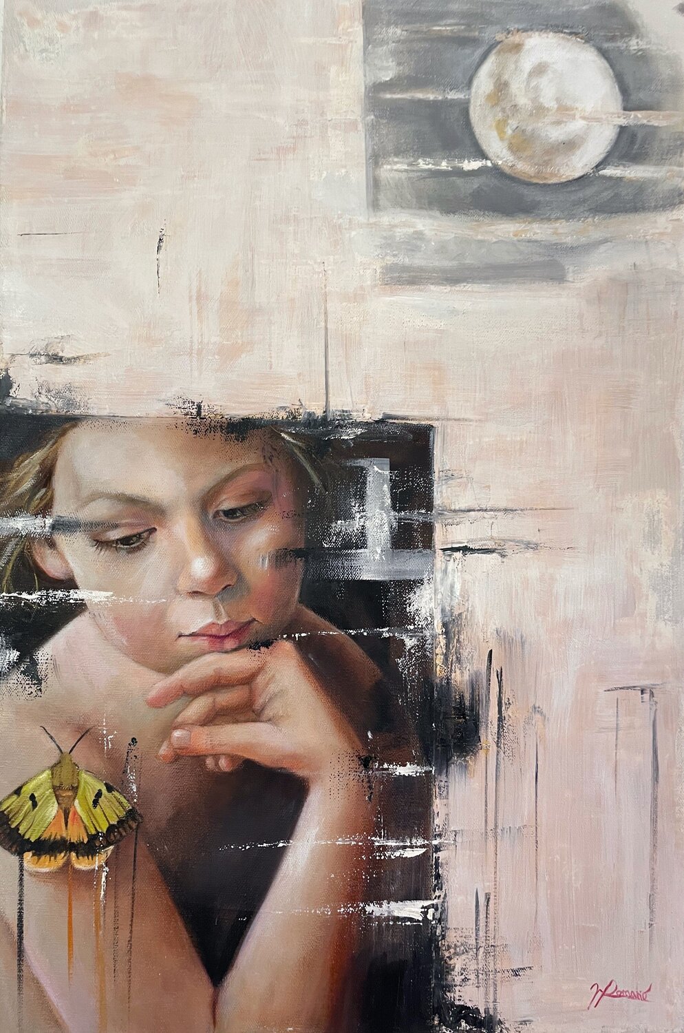 Light of Dream maria romano Original painting for sale
