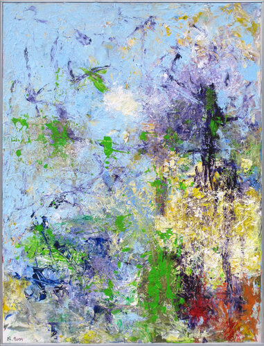 question II -- le printemps arrivera by Siegfried Bausch, Painting for Sale on Select