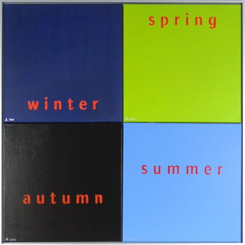 four seasons for ever by Siegfried Bausch, Painting for Sale on Select