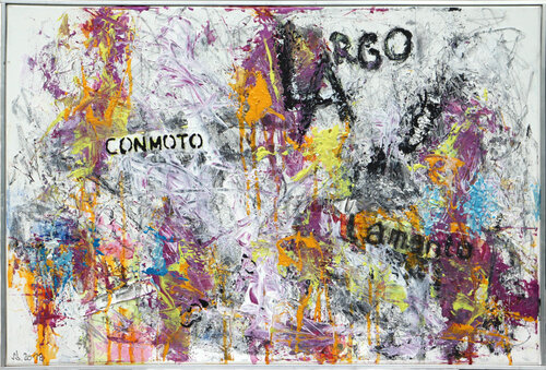 largo lamento I by Siegfried Bausch, Painting for Sale on Select