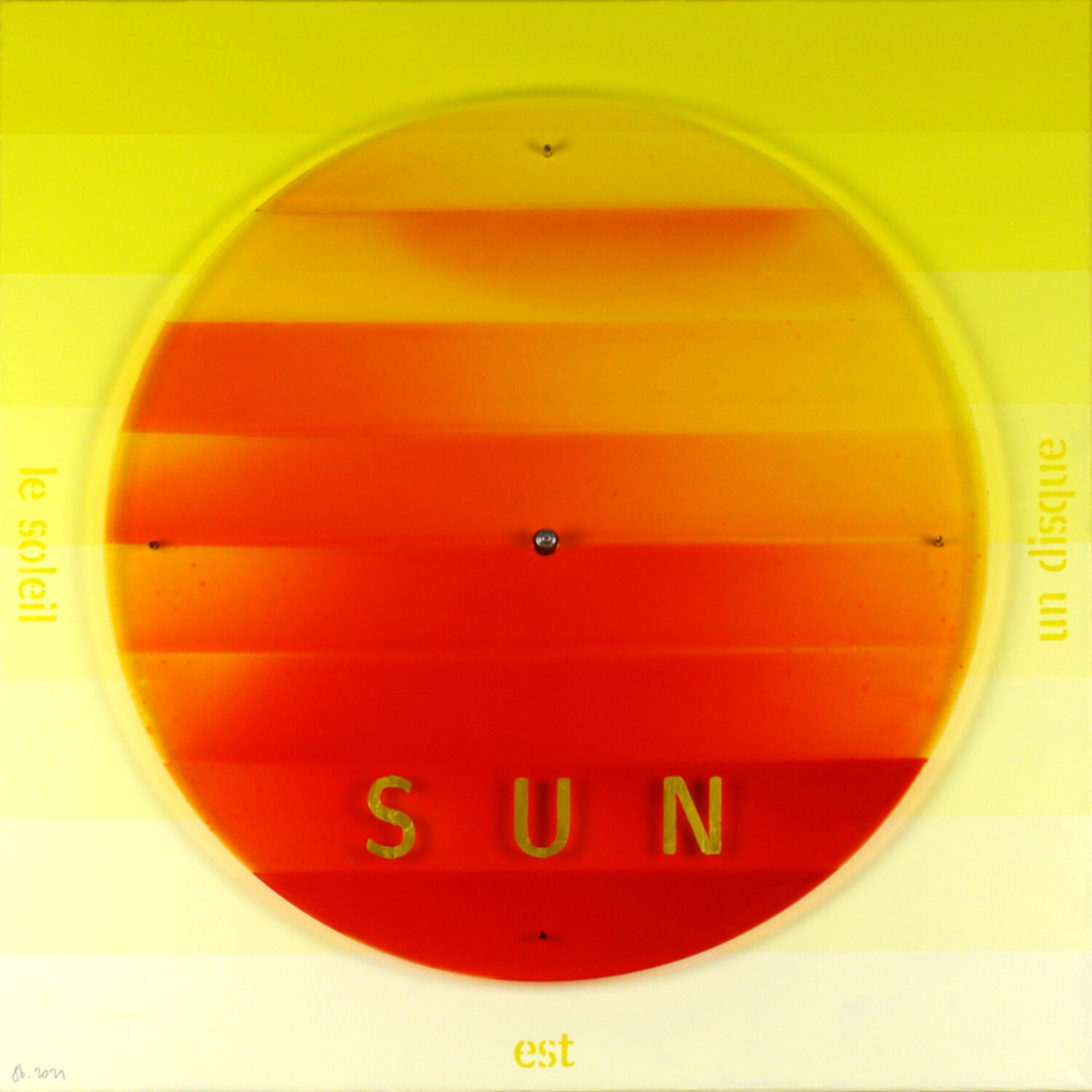 SUN Siegfried Bausch Original painting for sale