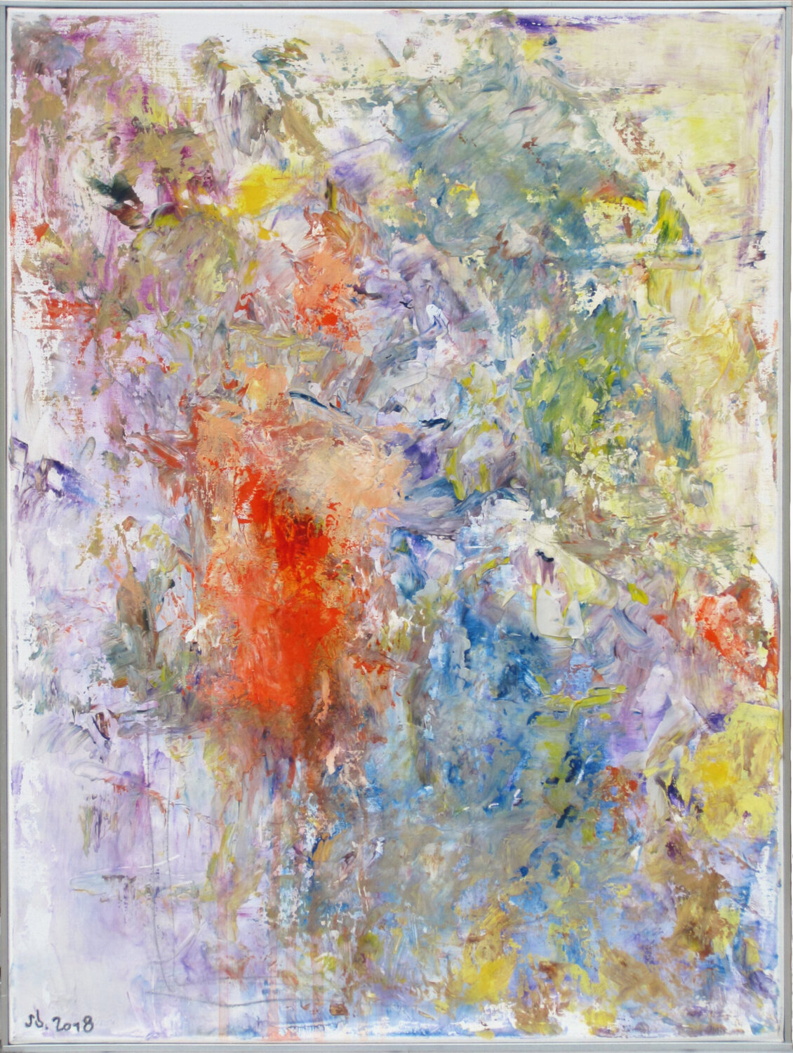 question III -- l'été n'est pas fini Siegfried Bausch Original painting for sale