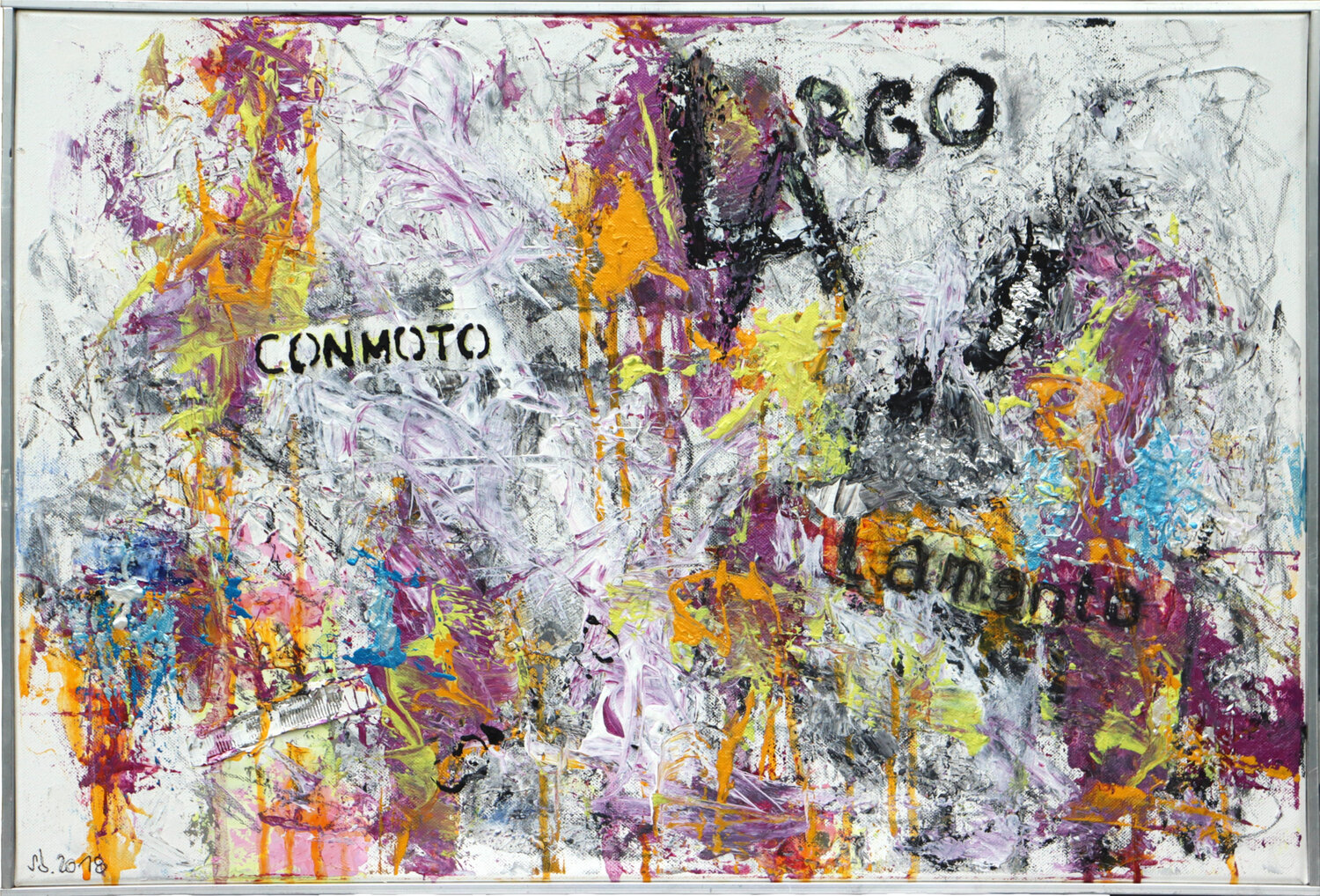 largo lamento I Siegfried Bausch Original painting for sale