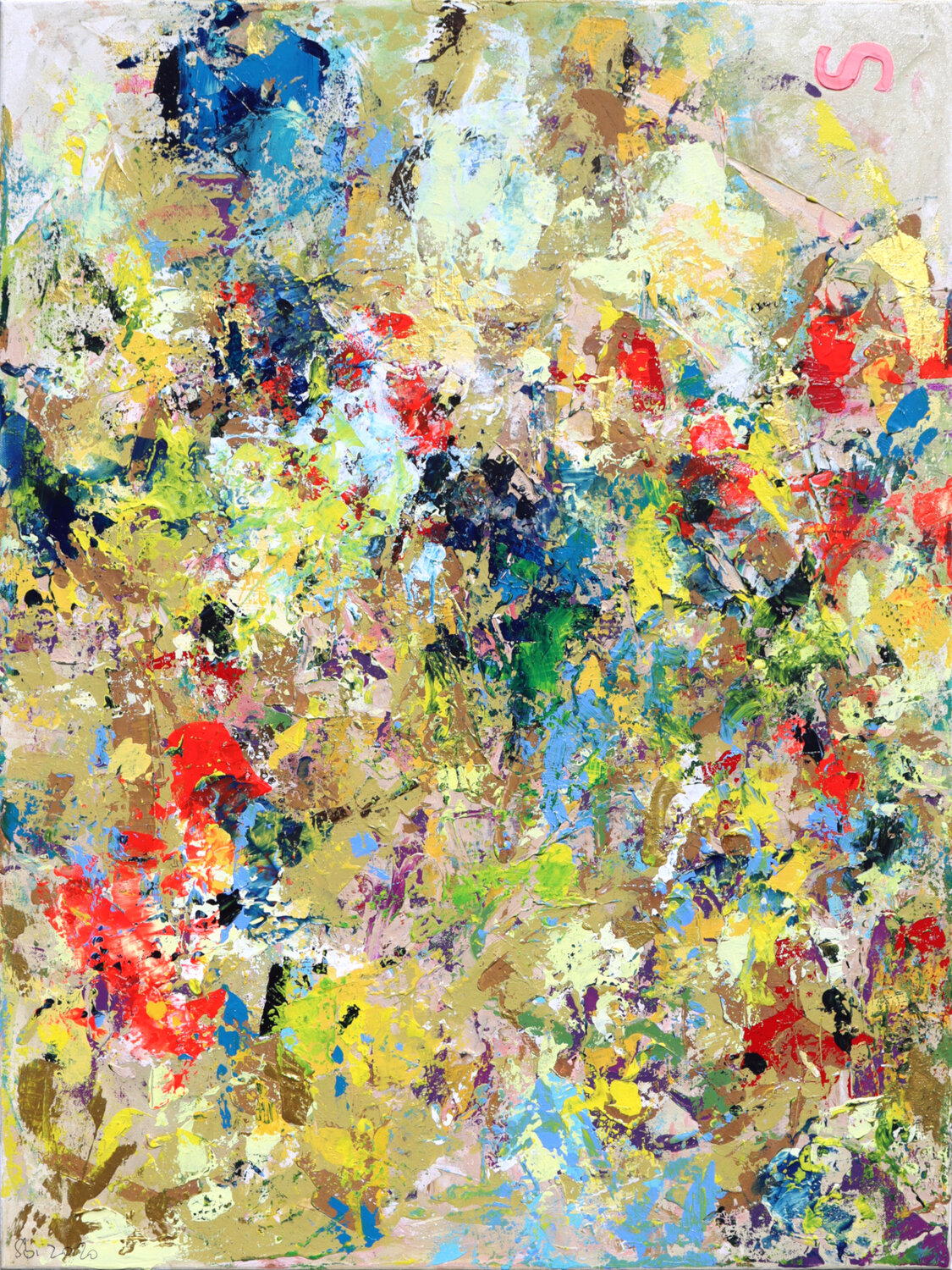 spurensuche Siegfried Bausch Original painting for sale