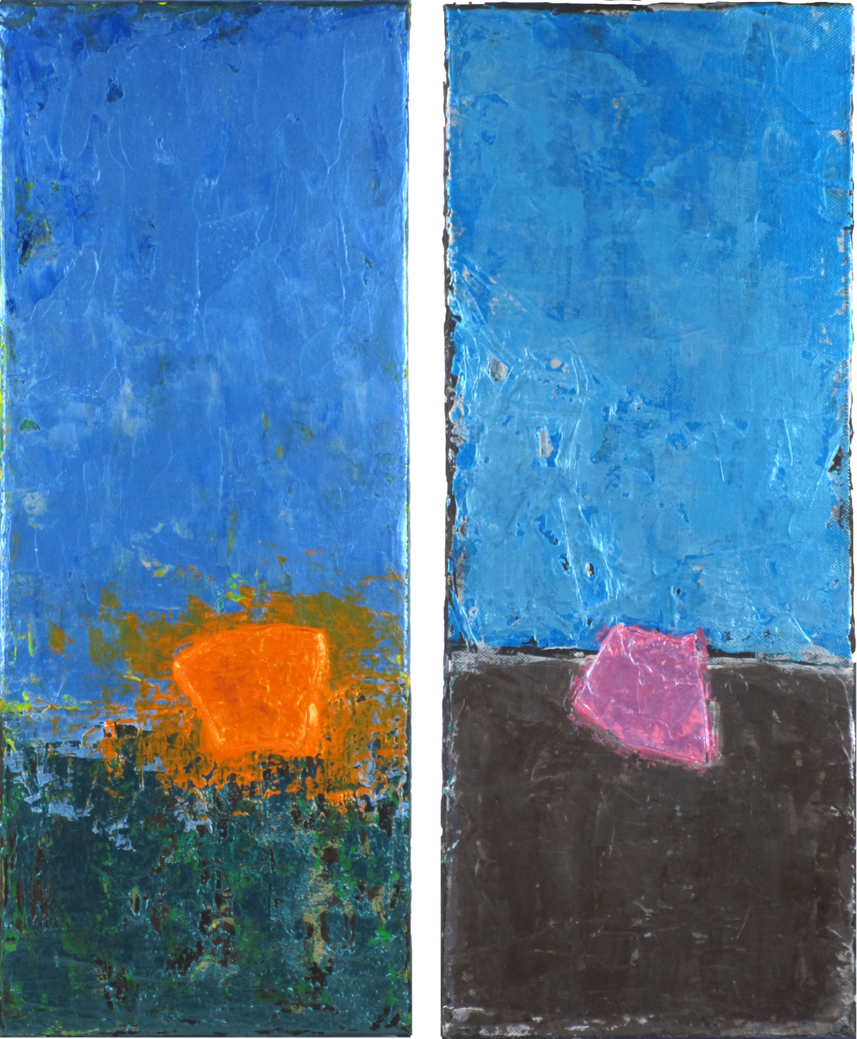 sunrise -- sunset Siegfried Bausch Original painting for sale