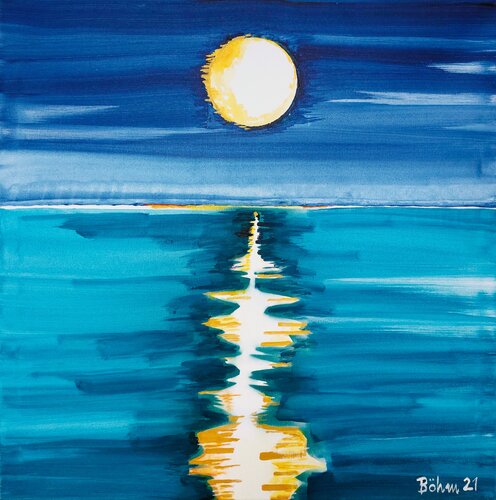 Ist deine Stimme wie gleißendes Licht by Matthias Maria Boehm, Painting for Sale on Select
