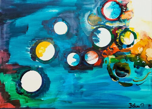 Seifenblasen by Matthias Maria Boehm, Painting for Sale on Select