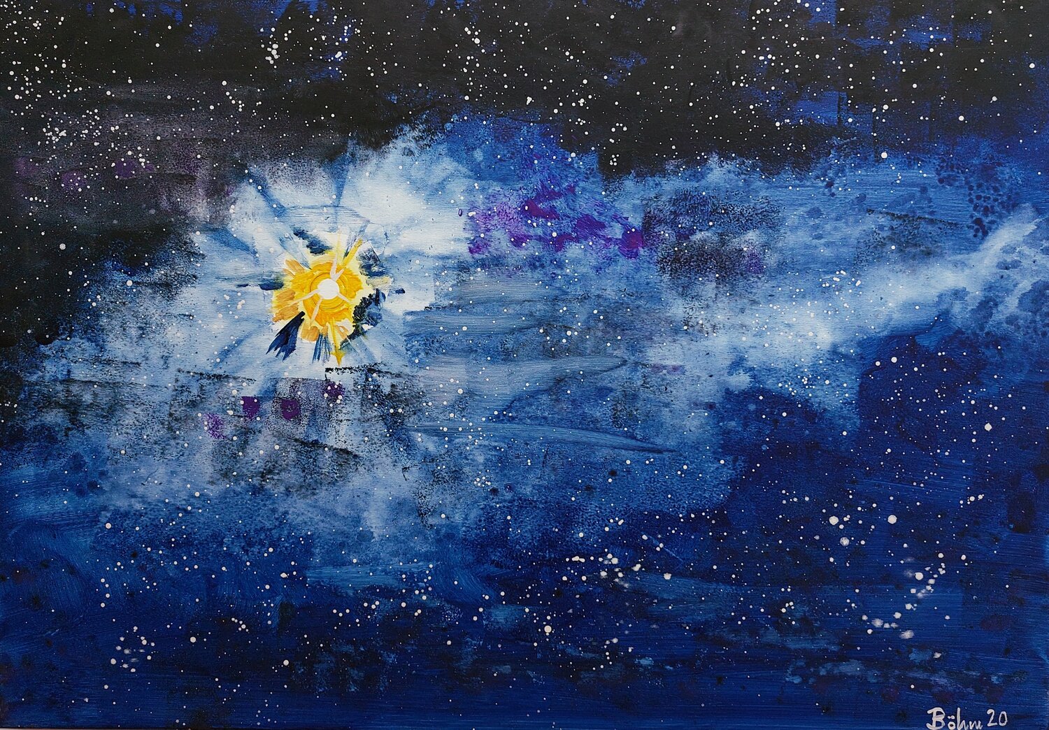 Una stella eterna Matthias Maria Boehm Original painting for sale