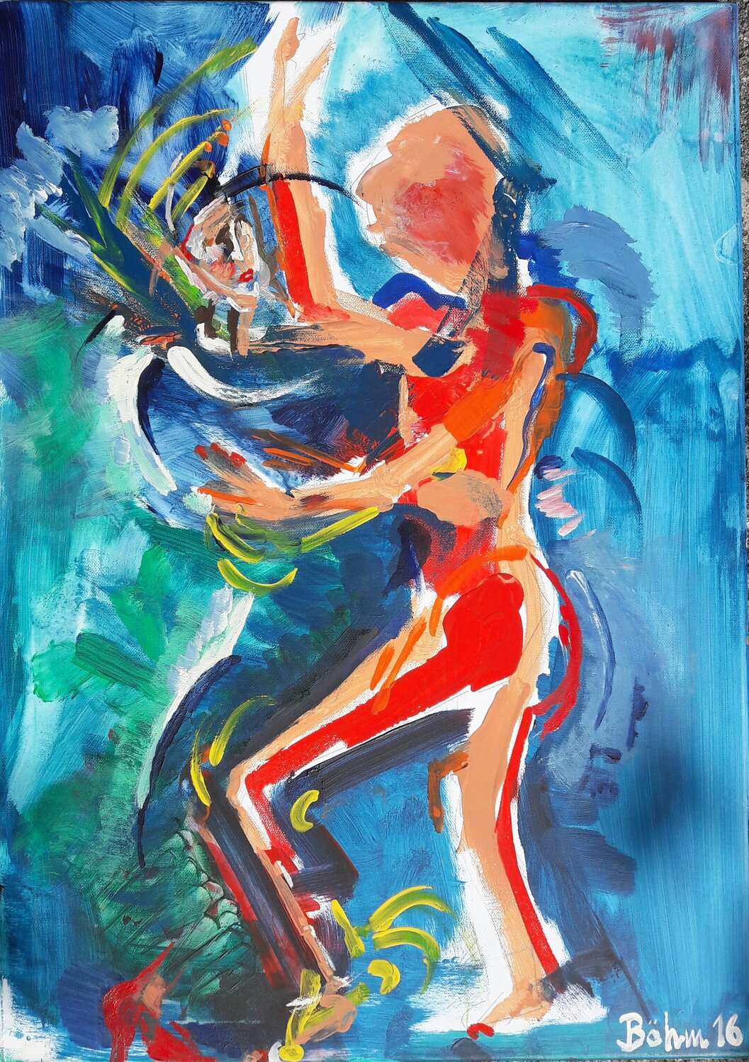 Ballare con te Matthias Maria Boehm Original painting for sale