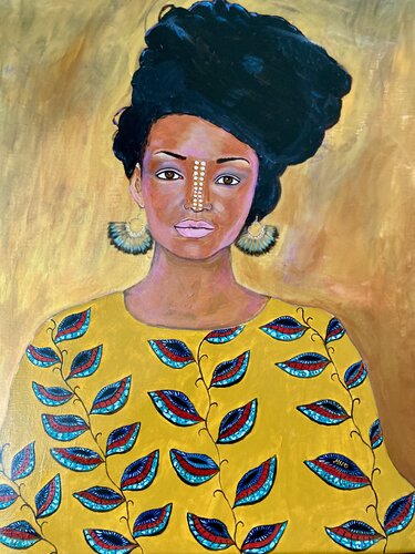 Julie Scolastique by Muriel Ho Paintings, Painting for Sale on Select