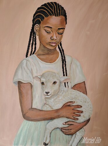 Veilleuse d'âme by Muriel Ho Paintings, Painting for Sale on Select