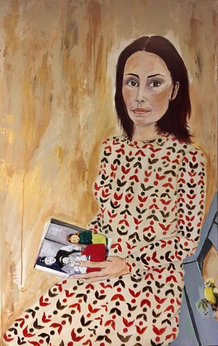 Helene et le dernier fils du ciel by Muriel Ho Paintings, Painting for Sale on Select