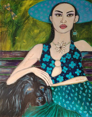 Jardin des plantes by Muriel Ho Paintings, Painting for Sale on Select