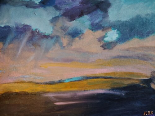 Avant l'orage by Muriel Ho Paintings, Painting for Sale on Select