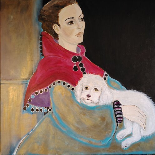 Magda et Joachim by Muriel Ho Paintings, Painting for Sale on Select