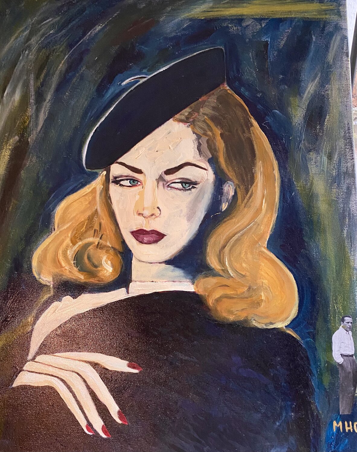 The Look Muriel Ho Paintings Original painting for sale
