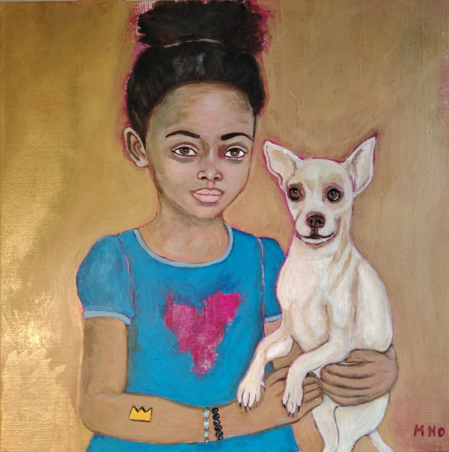 Petite Reine Muriel Ho Paintings Original painting for sale