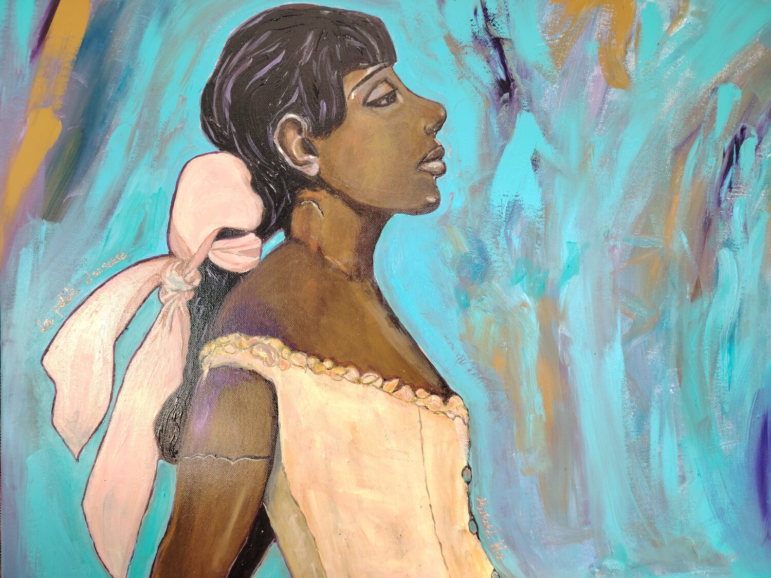 La petite danseuse Muriel Ho Paintings Original painting for sale