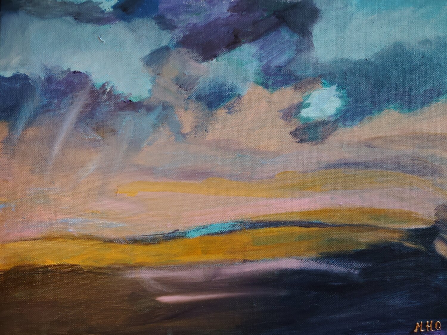 Avant l'orage Muriel Ho Paintings Original painting for sale
