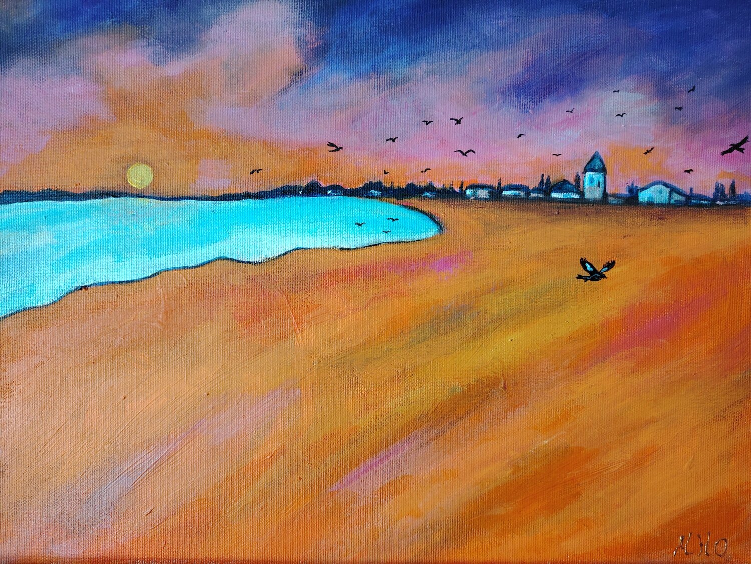 Canicule Muriel Ho Paintings Original painting for sale